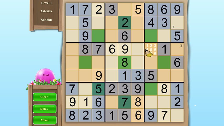 Sudoku Vacation 2 Screenshot
