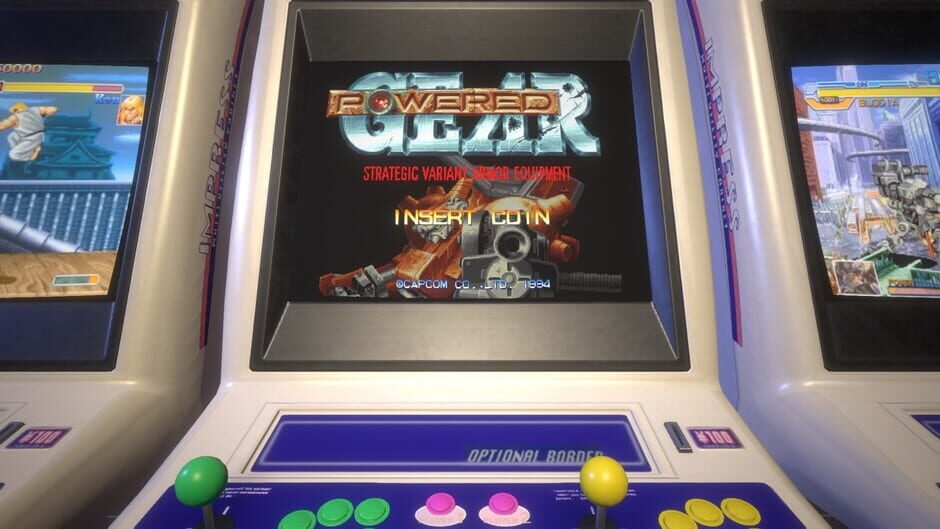 Capcom Arcade Stadium: Powered Gear - Strategic Variant Armor Equipment Screenshot