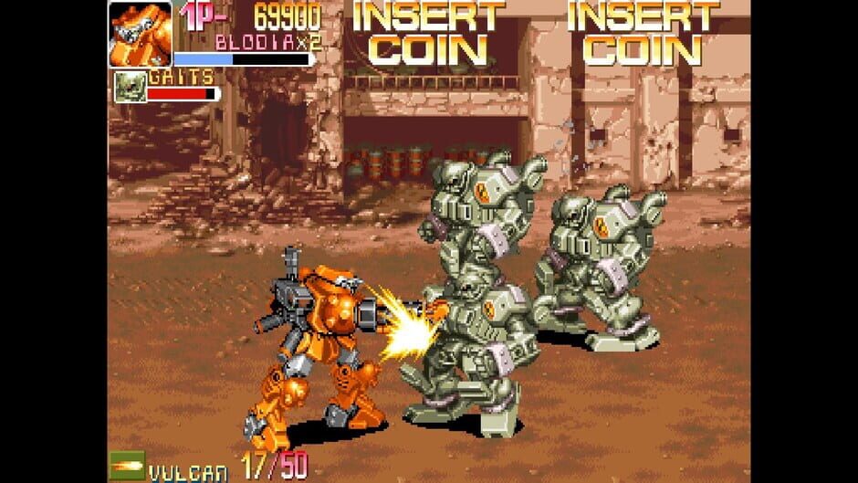 Capcom Arcade Stadium: Powered Gear - Strategic Variant Armor Equipment Screenshot