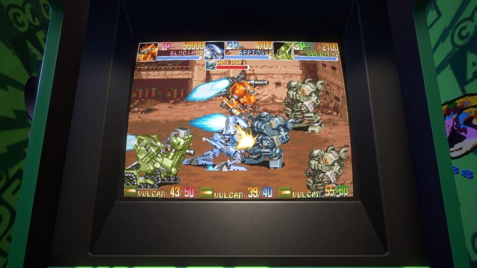 Capcom Arcade Stadium: Powered Gear - Strategic Variant Armor Equipment Screenshot