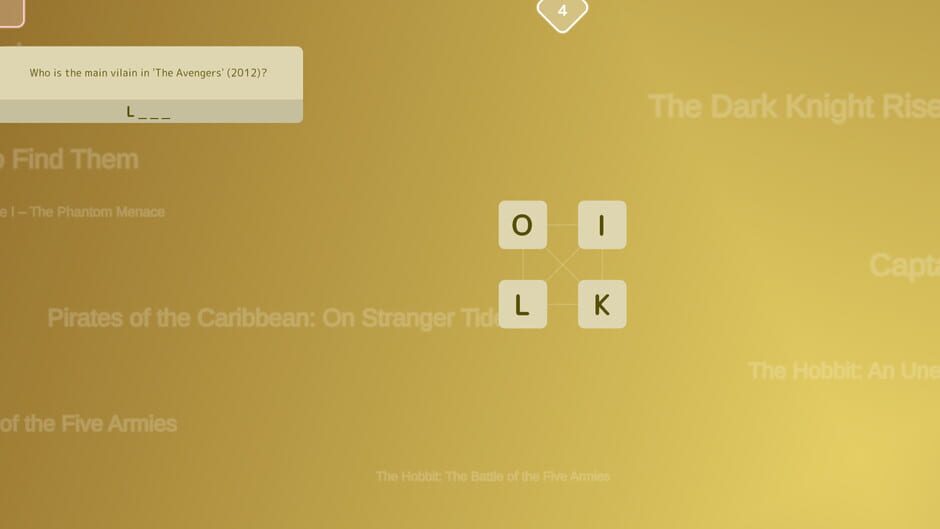 Mini Words: Top Movies Screenshot