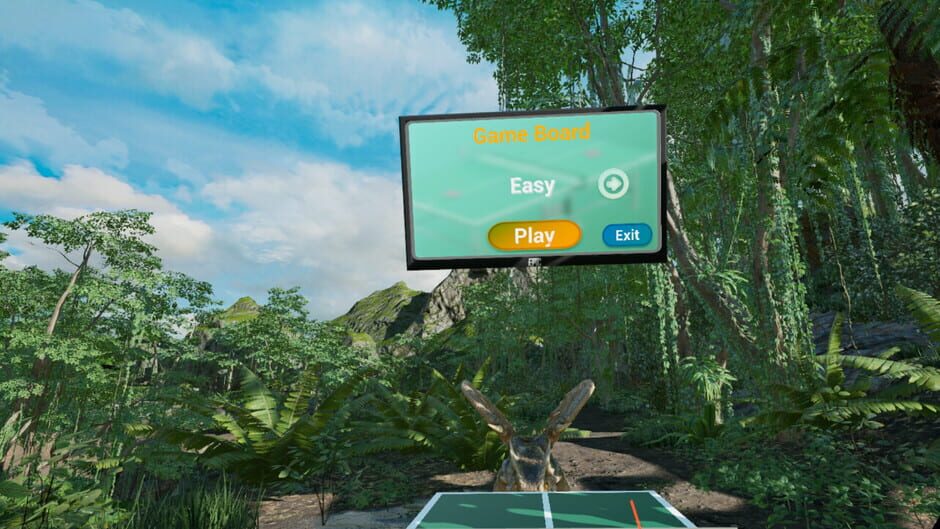 VR Dinosaur Pingpong Screenshot