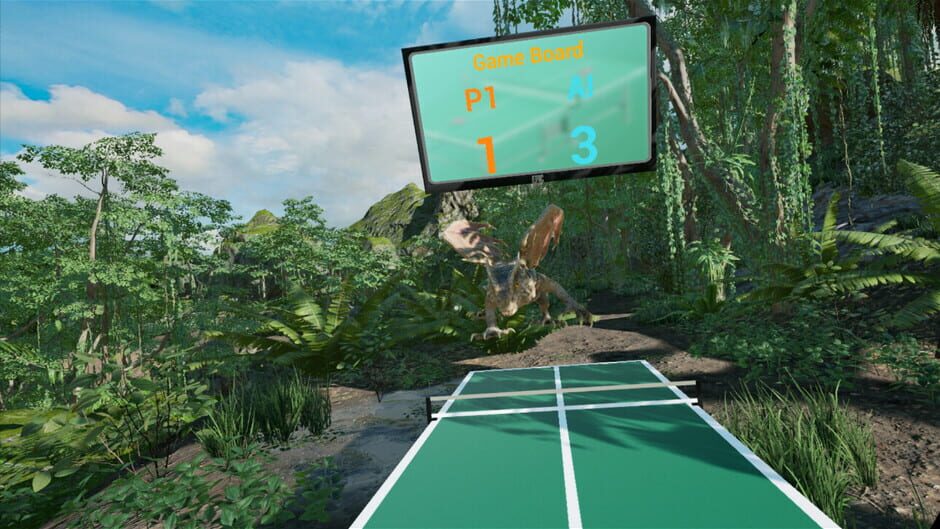 VR Dinosaur Pingpong Screenshot
