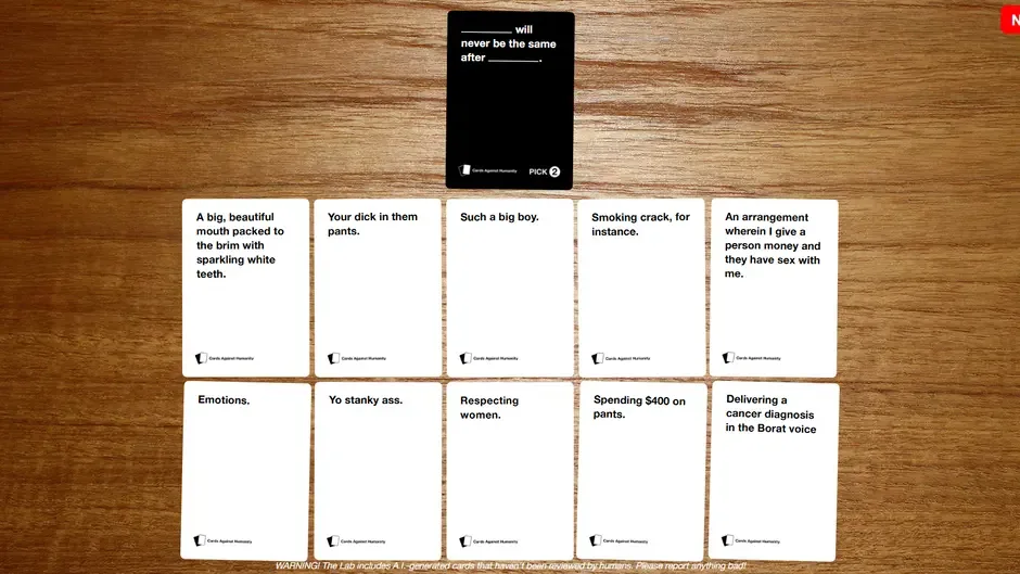 Cards Against Humanity Lab