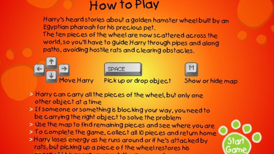 Screenshots Harry the Hamster 2: The Quest for the Golden Wheel