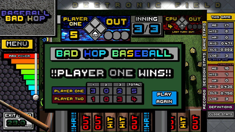 Bad Hop Baseball Screenshot