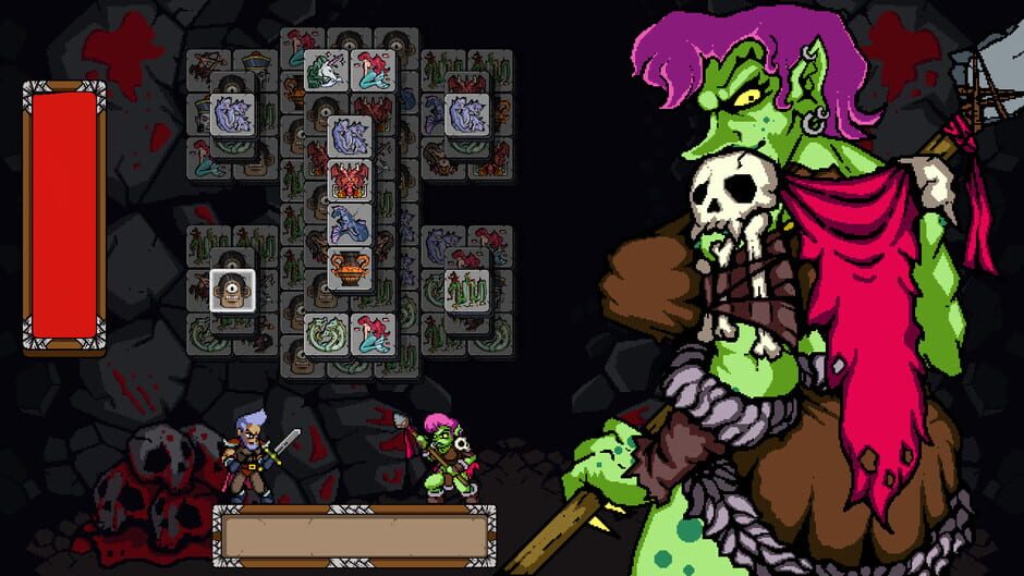 Mythology Waifus Mahjong Screenshot