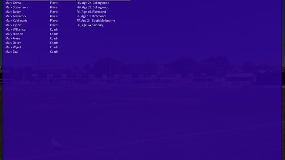 Australian Football Coach 2023 Screenshot