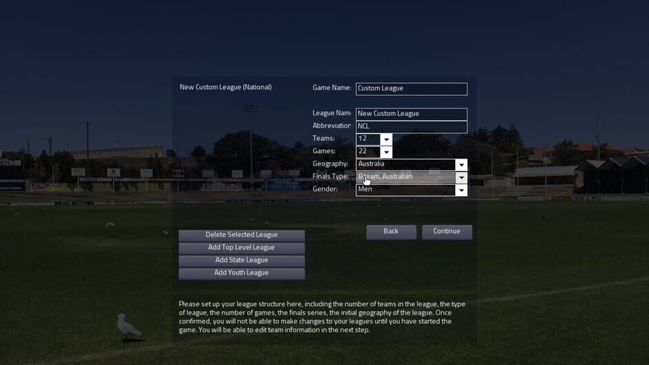Australian Football Coach 2023 Screenshot