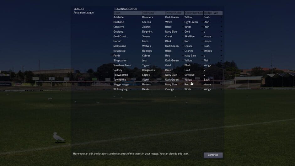 Australian Football Coach 2023 Screenshot