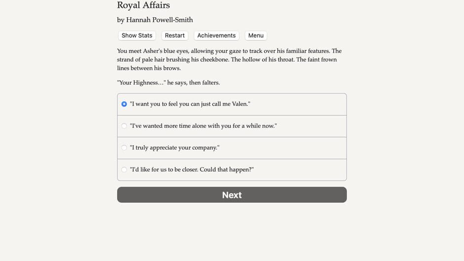 Royal Affairs Screenshot
