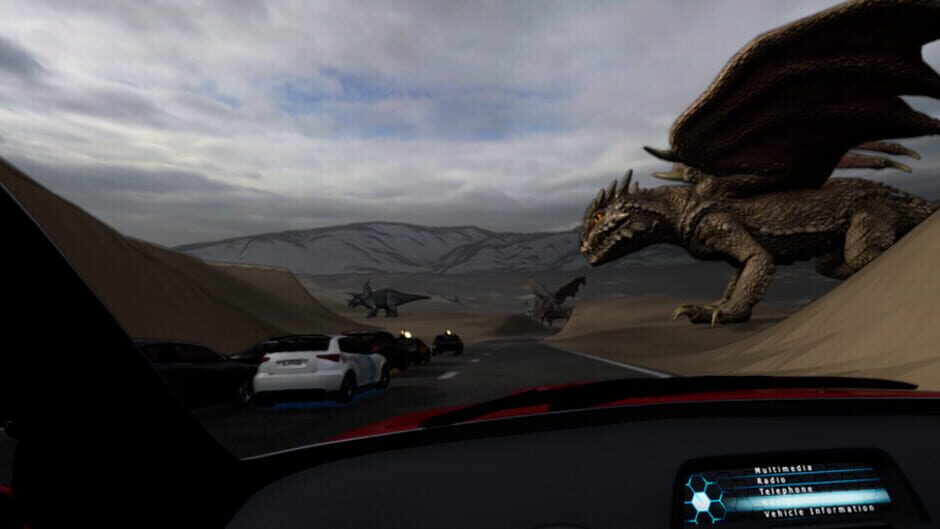 VR Racing on Dinosaur Island Screenshot