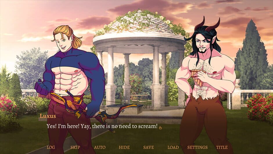 Burning Secrets: A Bara Visual Novel Screenshot