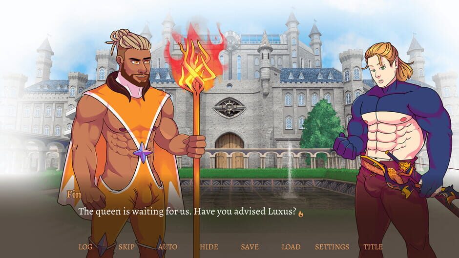 Burning Secrets: A Bara Visual Novel Screenshot