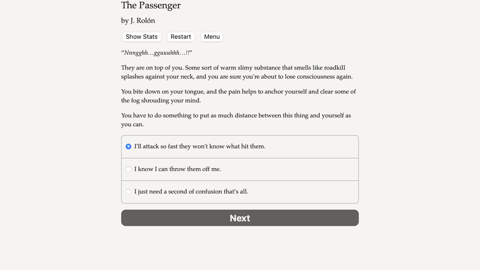 The Passenger Screenshot