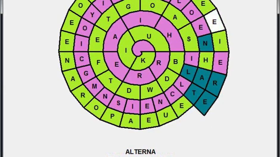 WordSpiral Screenshot