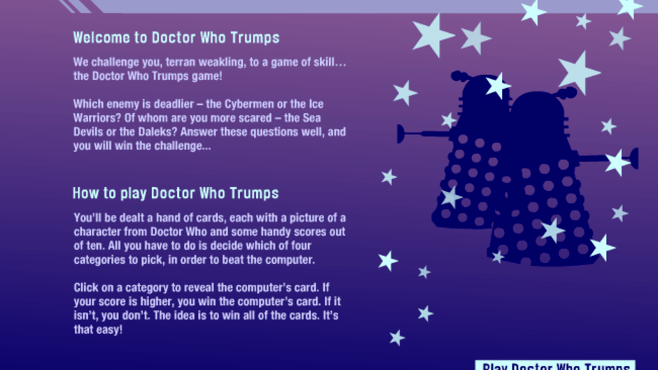 Doctor Who Trumps Screenshot