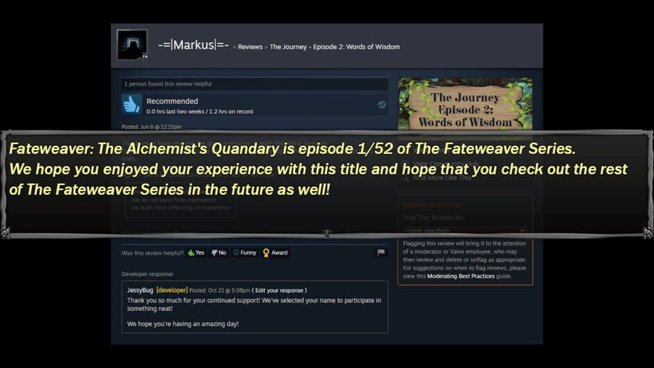 Fateweaver: The Alchemist's Quandary Screenshot