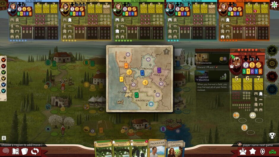 Viticulture: Essential Edition - Tuscany Expansion Screenshot