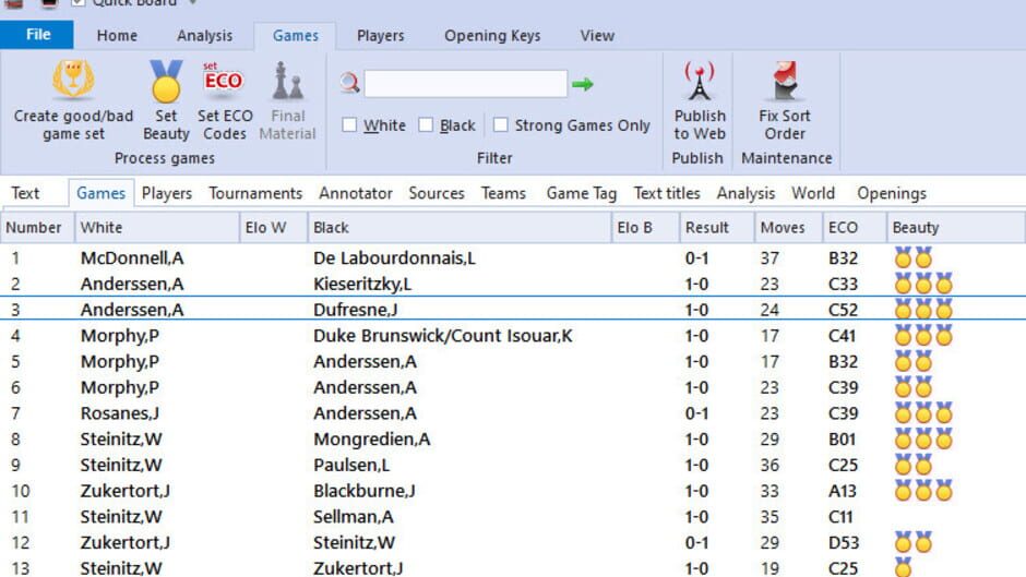 ChessBase 17: Steam Edition Screenshot