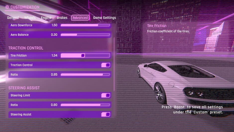 Rhythm Drive: Synthwave City Screenshot