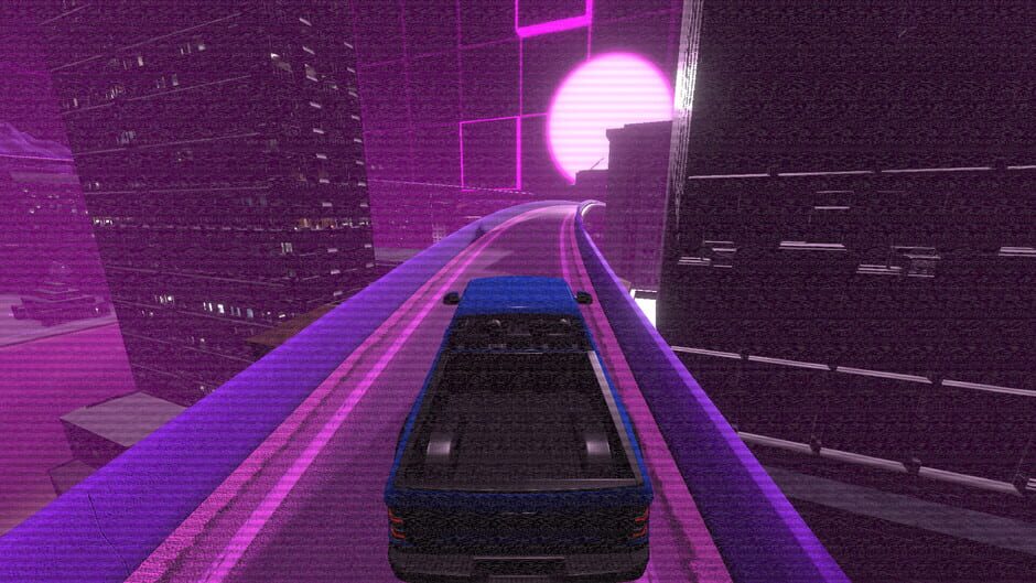 Rhythm Drive: Synthwave City Screenshot