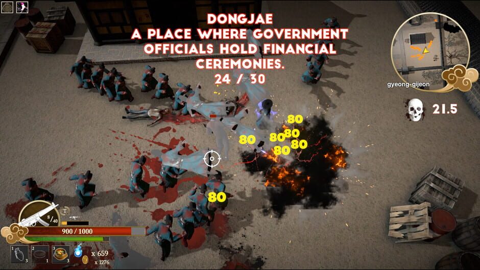 Zombie Hunter: Crimson Hanbok Screenshot