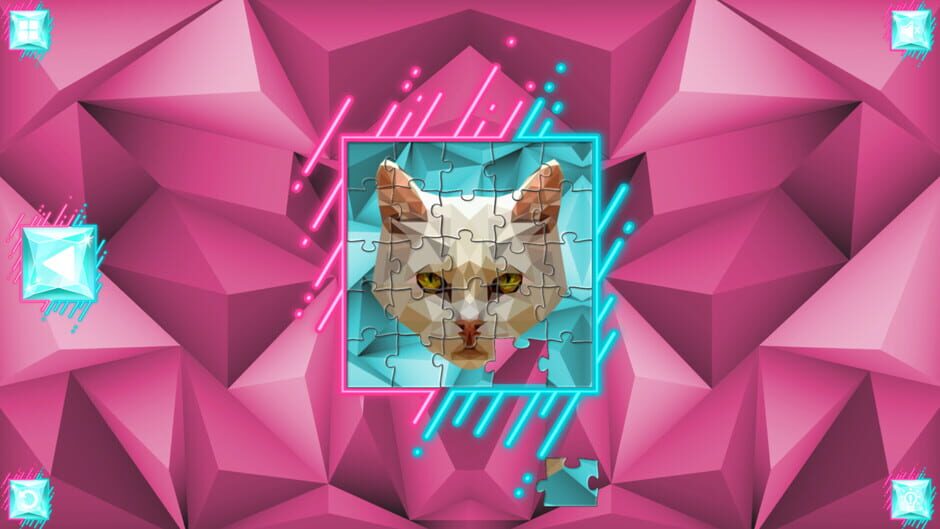 Poly Jigsaw: Cats Screenshot