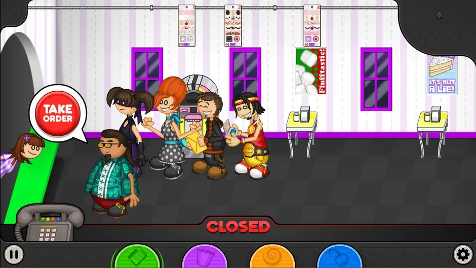 Screenshot 1 from Papa's Freezeria Deluxe
