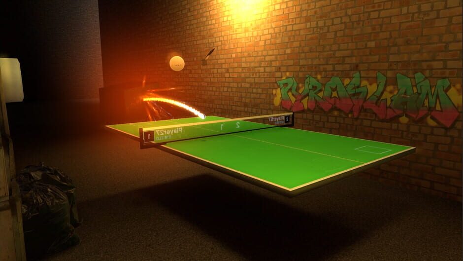 PyroSlam: VR Table Tennis Screenshot