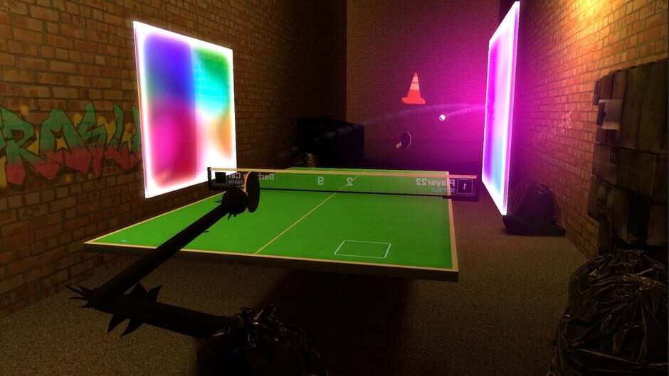 PyroSlam: VR Table Tennis Screenshot