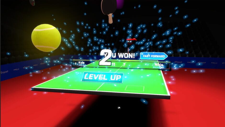 PyroSlam: VR Table Tennis Screenshot