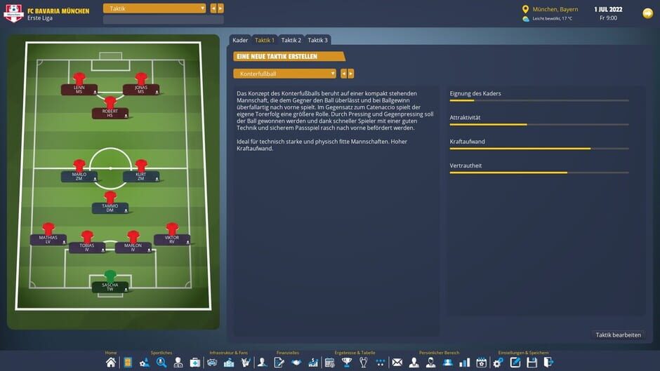 สกรีนช็อตจาก Player's Eleven: A Football Manager Game (รูปที่ 9)