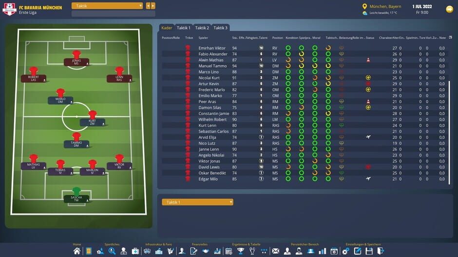 สกรีนช็อตจาก Player's Eleven: A Football Manager Game (รูปที่ 22)