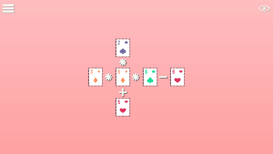 BlackJack Math Cross Numbers Screenshot