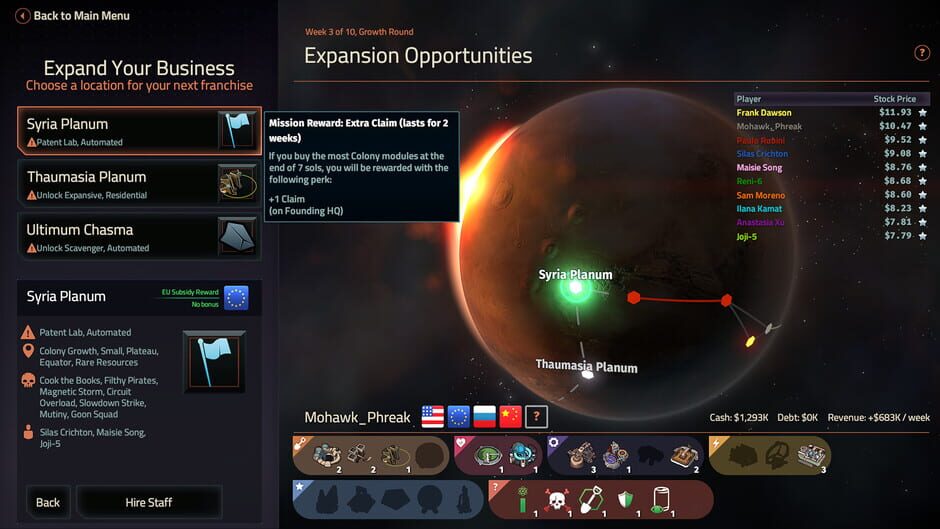 Offworld Trading Company: The Patron and the Patriot Screenshot