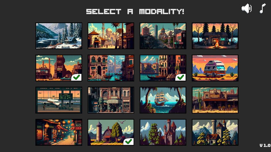 Retro Style: Pixel Art Jigsaw Puzzles Screenshot