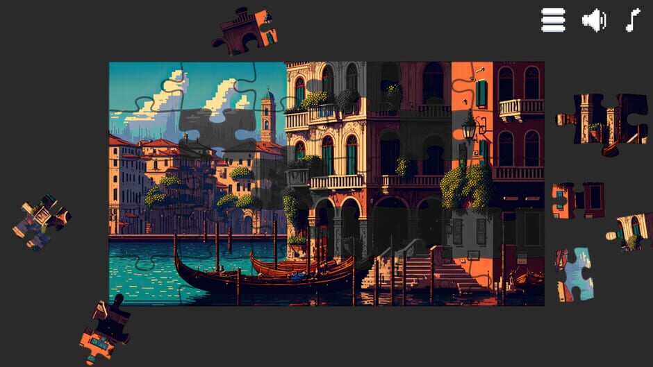 Retro Style: Pixel Art Jigsaw Puzzles Screenshot