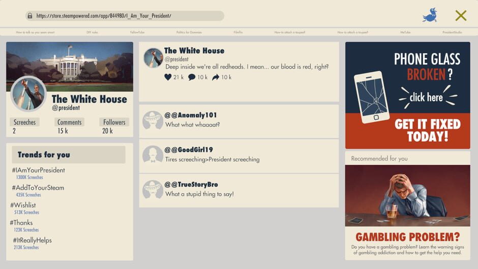 I am Your President Screenshot