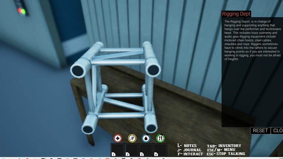 สกรีนช็อตจาก Stagehand Survival Simulator (รูปที่ 3)
