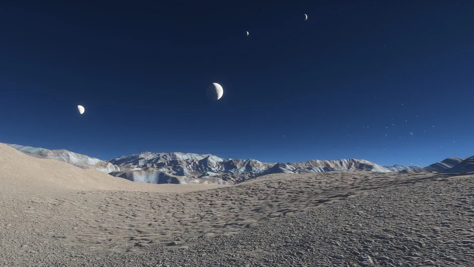 Кадър от SpaceEngine