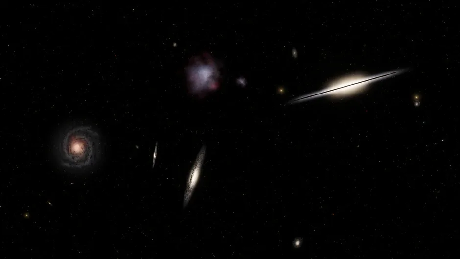 Кадър от SpaceEngine