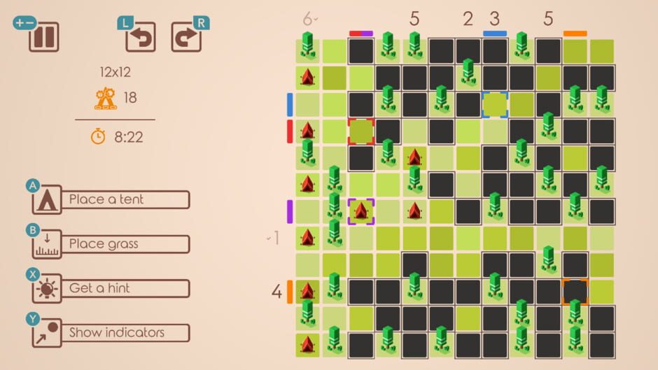 Tents and Trees Screenshot