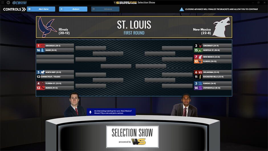 Draft Day Sports: College Basketball 2023 Screenshot