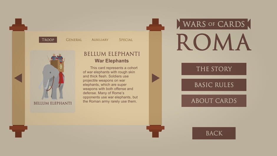 Wars of Cards: Roma Screenshot