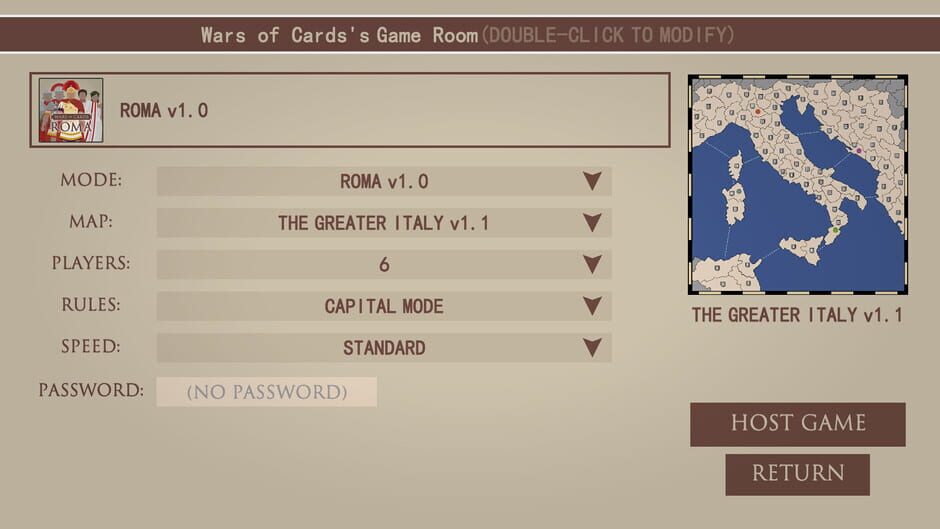 Wars of Cards: Roma Screenshot