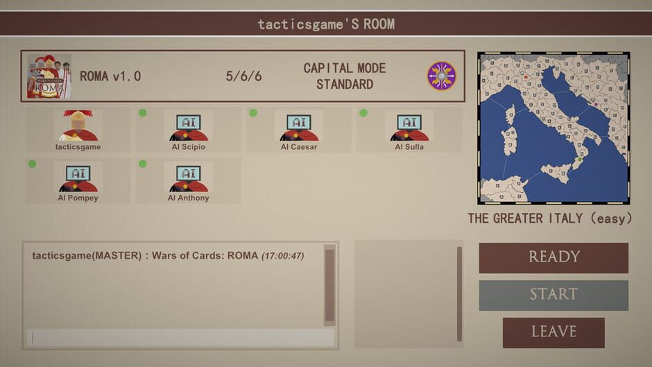 Wars of Cards: Roma Screenshot