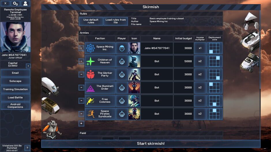 Violations Will Be Punished Screenshot