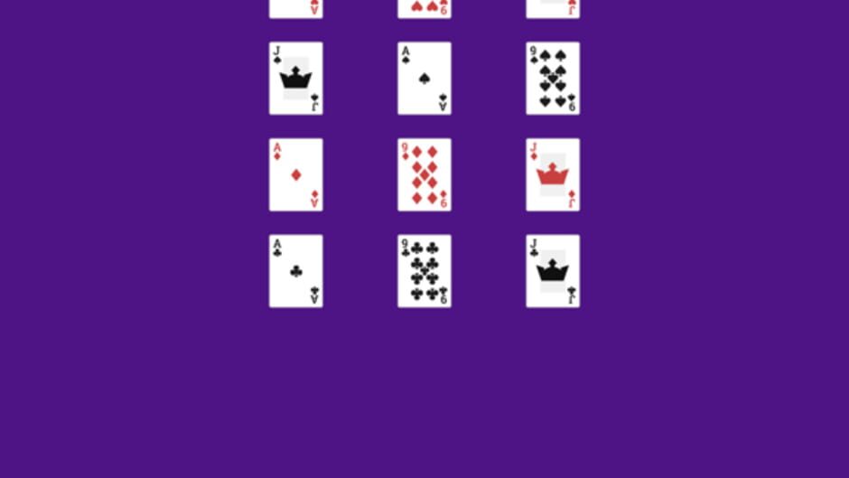 Solitaire 21 Card Sort screenshot