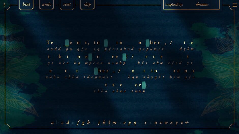 Poems & Codes Screenshot